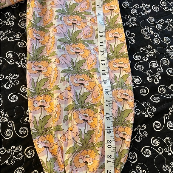 J Crew Liberty Cotton Poppy Print Popover Peasant Top, Size Medium. - Picture 7 of 9